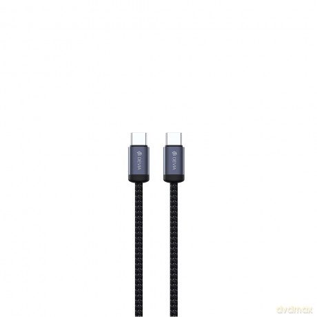 Devia kabel Gracious EC646 PD USB-C - USB-C 1,0 m 60W 3A czarny