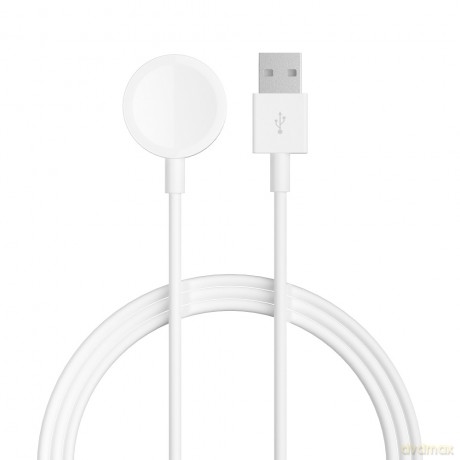 Devia ładowarka indukcyjna magnetyczna Kintone USB 1,0 m biała do Apple Watch