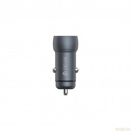 Devia ładowarka samochodowa Extreme PD QC 3.0 30W + 18W 1x USB 1x USB-C grafitowa