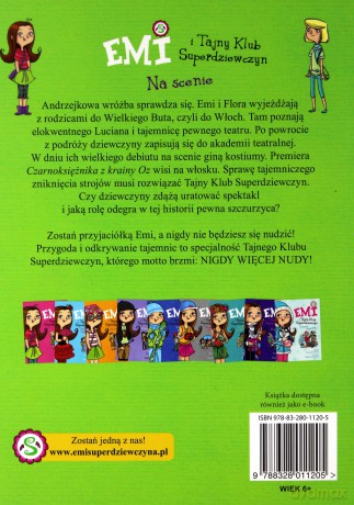 Emi i Tajny Klub Superdziewczyn. Na scenie - Mielech Agnieszka [KSIĄŻKA]