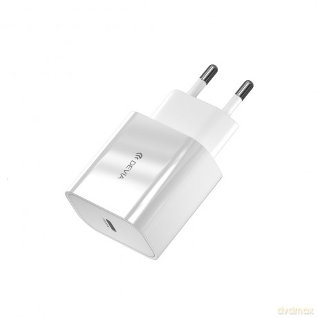 Devia ładowarka sieciowa Smart PD 1x USB-C 20W biała