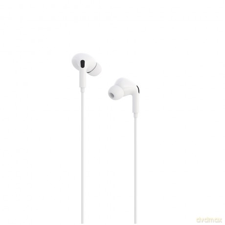 Devia słuchawki przewodowe Kintone A2 Digital USB-C dokanałowe białe