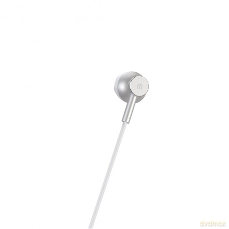 Devia słuchawki przewodowe Smart M2 Digital Metal USB-C douszne srebrne