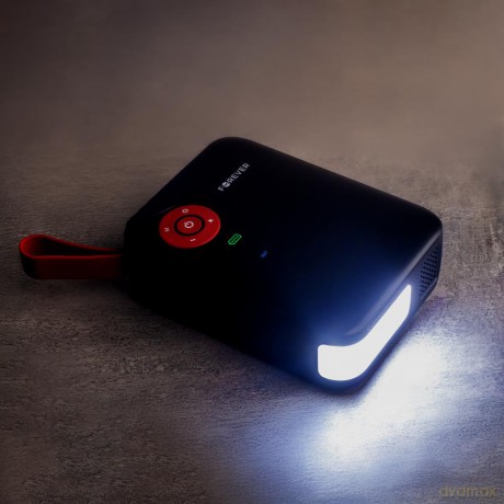Forever jump starter 4w1 JS-400 26,64Wh czarno-czerwony