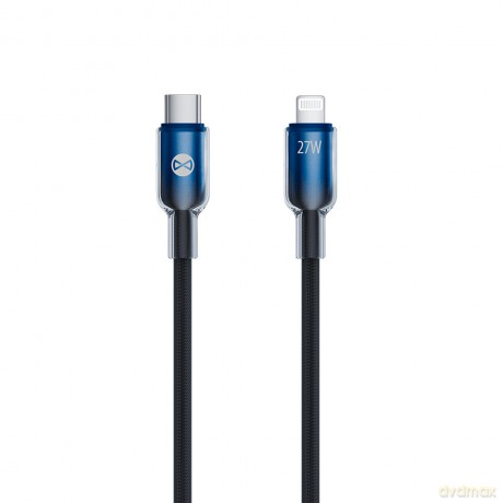 Forever kabel Ombre USB-C - Lightning 1,0 m 27W czarny