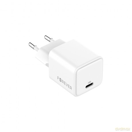 Forever ładowarka sieciowa GaN PD QC TC-08-20C 1x USB-C 20W biała