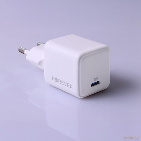 Forever ładowarka sieciowa GaN PD QC TC-08-20C 1x USB-C 20W biała
