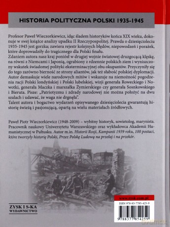 Historia polityczna Polski 1935-1945 (Wyd. 2014) - Wieczorkiewicz Paweł Piotr [KSIĄŻKA]