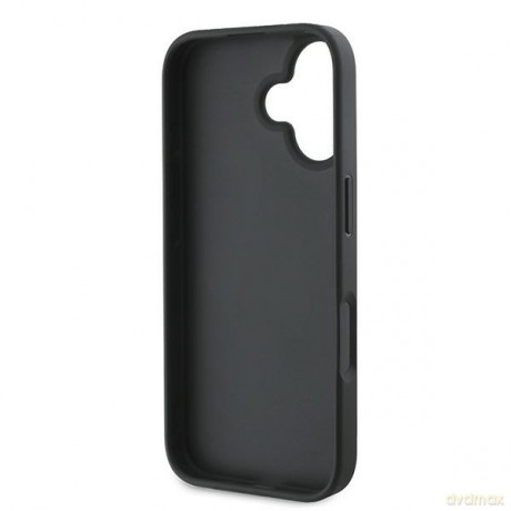 Guess nakładka do iPhone 16 6,1" GUHCP16SG4GLGR szara hardcase 4G Bottom Stripe