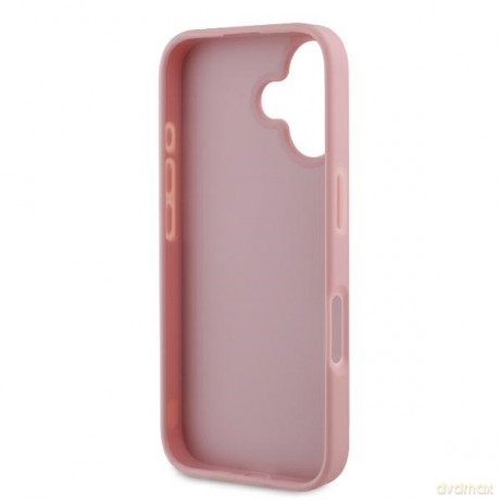Guess nakładka do iPhone 16 Plus 6,7" GUHCP16MHG4SGP różowa hardcase Fixed Glitter Big 4G