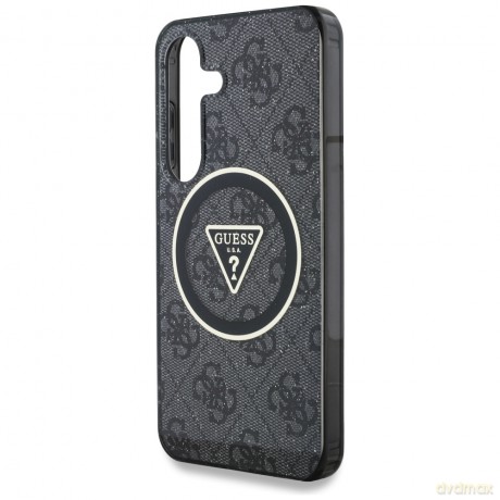 Guess nakładka HC Magnetic IML Metal Glitter 4G Circle Triangle do Samsung Galaxy S25 Plus czarna