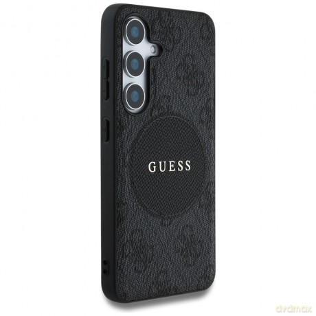 Guess nakładka HC MagSafe PU 4G Circle Classic Logo do Samsung Galaxy S25 Plus czarna