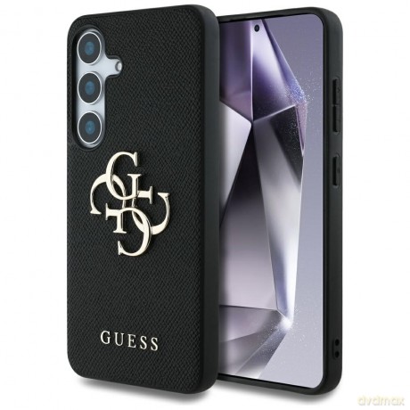 Guess nakładka HC PU Grained Big 4G and Classic Logo do Samsung Galaxy S25 czarna