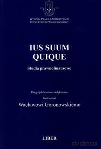 Ius Suum Quique Studia prawnofinansowe - Konieczny Witold [KSIĄŻKA]