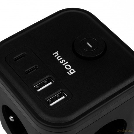 Huslog Przedłużacz kostka z USB