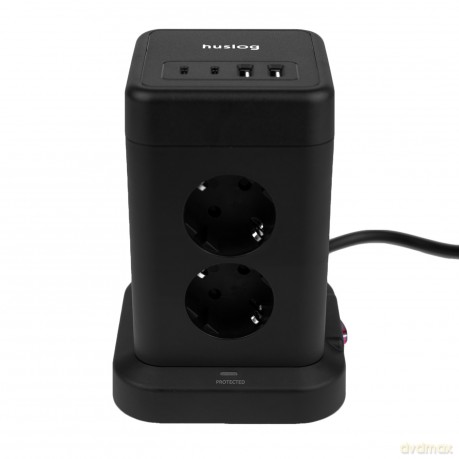 Huslog Przedłużacz pionowy z USB