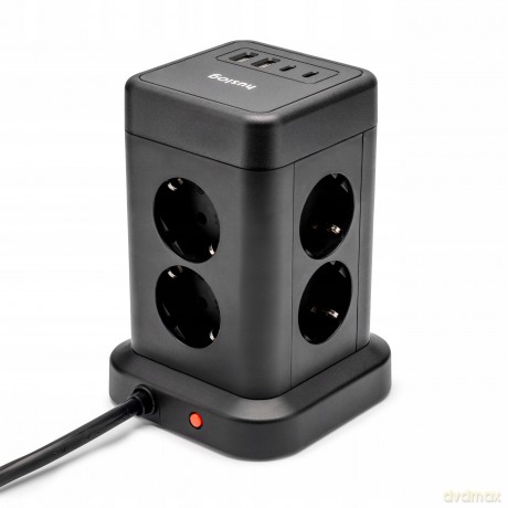Huslog Przedłużacz pionowy z USB