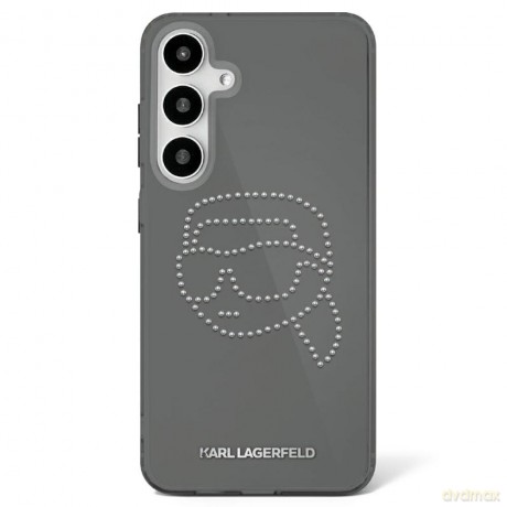 Karl Lagerfeld nakładka HC IML Rhinestones K Head do Samsung Galaxy S25 czarna