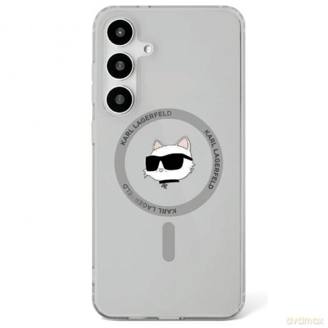Karl Lagerfeld nakładka HC Magnetic IML Metal Choupette Head do Samsung Galaxy S25 Plus czarna