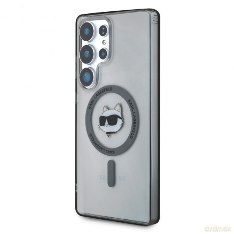 Karl Lagerfeld nakładka HC Magnetic IML Metal Choupette Head do Samsung Galaxy S25 Ultra czarna
