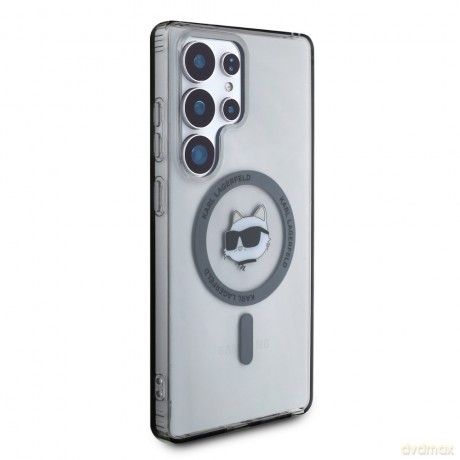 Karl Lagerfeld nakładka HC Magnetic IML Metal Choupette Head do Samsung Galaxy S25 Ultra czarna