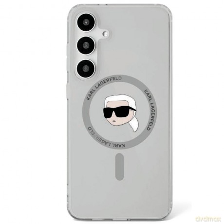 Karl Lagerfeld nakładka HC Magnetic IML Metal K. Head do Samsung Galaxy S25 czarna