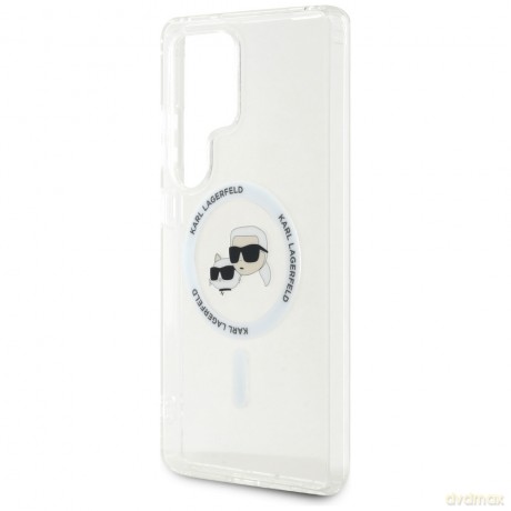 Karl Lagerfeld nakładka HC Magnetic IML Metal KC Heads do Samsung Galaxy S25 Ultra biała