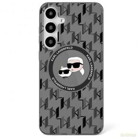 Karl Lagerfeld nakładka HC Magnetic IML Metal Monogram KC Heads do Samsung Galaxy S25 czarna