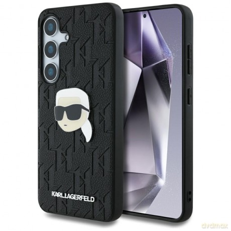 Karl Lagerfeld nakładka HC PU Monogram K. Head Pin do Samsung Galaxy S25 czarna