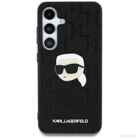 Karl Lagerfeld nakładka HC PU Monogram K. Head Pin do Samsung Galaxy S25 Plus czarna