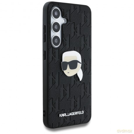 Karl Lagerfeld nakładka HC PU Monogram K. Head Pin do Samsung Galaxy S25 Plus czarna