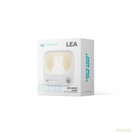 Lampka nocna z króliczkiem LED PURE FLC-10 LEA PIR biała 500mAh Forever Light