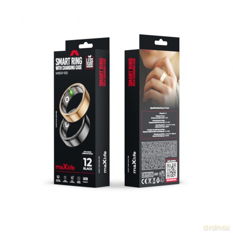 Maxlife smart ring MXSR-100 złoty rozmiar 8