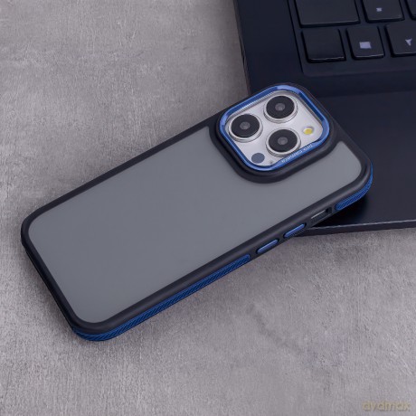 Nakładka Crystal Black do iPhone 16 6,1" niebieska