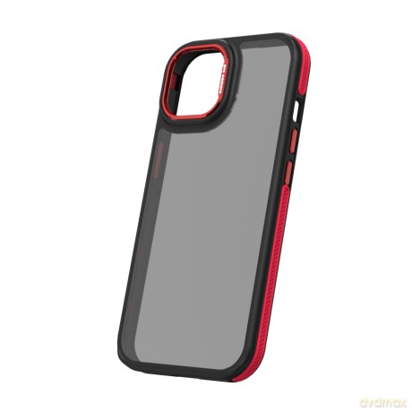 Nakładka Crystal Black do iPhone 16 Plus 6,7" czerwona