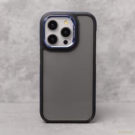 Nakładka Crystal Black do iPhone 16 Pro 6,3" niebieska