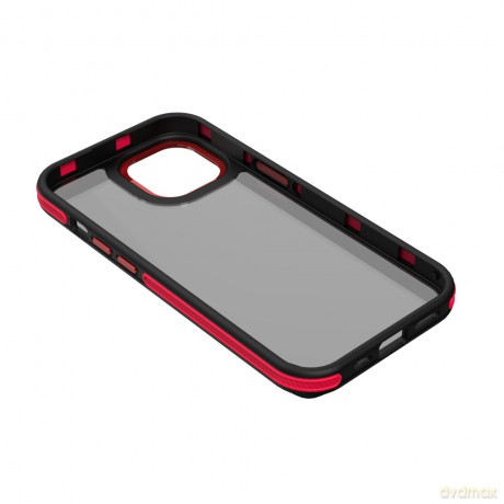 Nakładka Crystal Black do iPhone 16 Pro Max 6,9" czerwona
