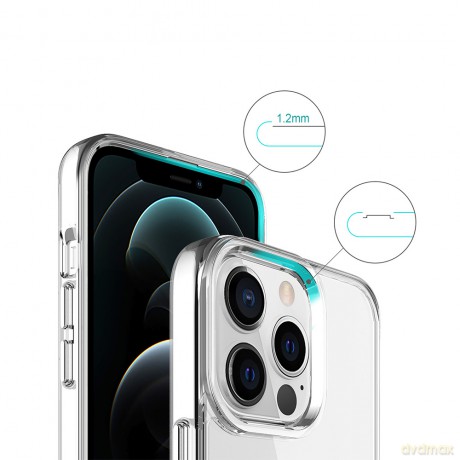 Nakładka Hybrid Crystal do iPhone 16 Pro 6,3" transparentna