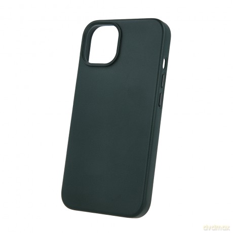 Nakładka Mag Leather do iPhone 16 6,1" ciemnozielona