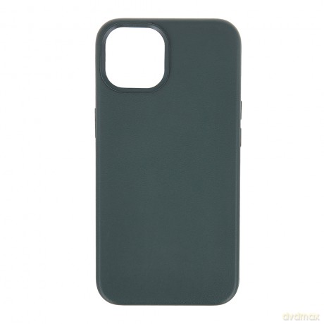 Nakładka Mag Leather do iPhone 16 6,1" ciemnozielona