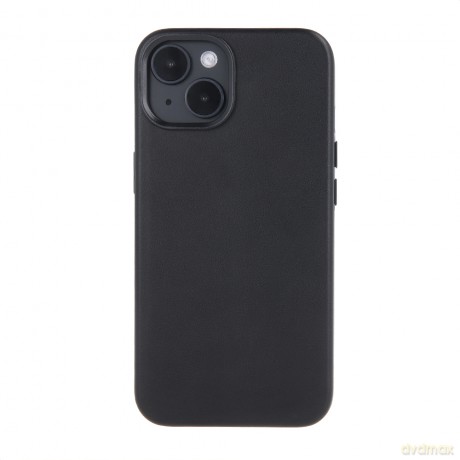 Nakładka Mag Leather do iPhone 16 6,1" czarna