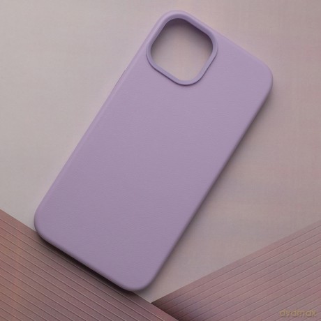 Nakładka Mag Leather do iPhone 16 6,1" fioletowa