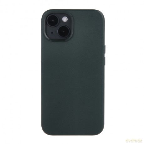 Nakładka Mag Leather do iPhone 16 Plus 6,7" ciemnozielona