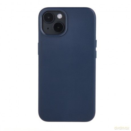Nakładka Mag Leather do iPhone 16 Pro 6,3" ciemnoniebieska