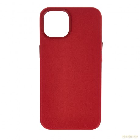 Nakładka Mag Leather do iPhone 16 Pro 6,3" czerwona
