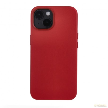 Nakładka Mag Leather do iPhone 16 Pro 6,3" czerwona