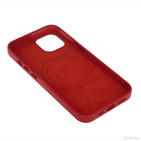 Nakładka Mag Leather do iPhone 16 Pro 6,3" czerwona