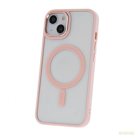 Nakładka Satin Clear Mag do iPhone 16 Plus 6,7" różowa