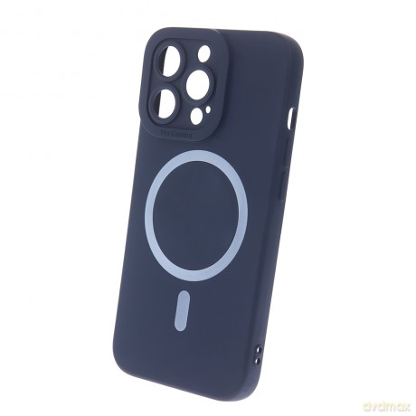 Nakładka Silicon Mag do iPhone 16 Plus 6,7" ciemnoniebieska