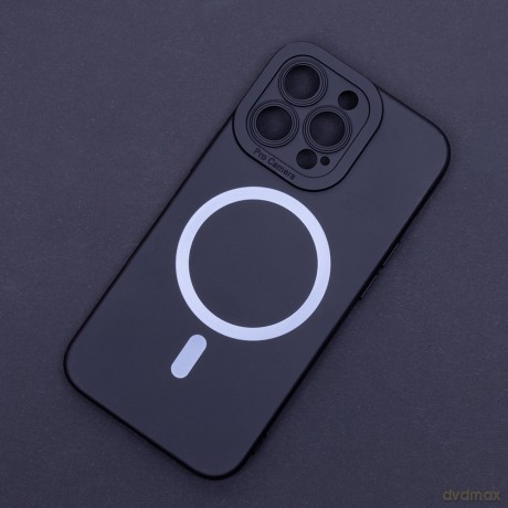 Nakładka Silicon Mag do iPhone 16 Plus 6,7" czarna